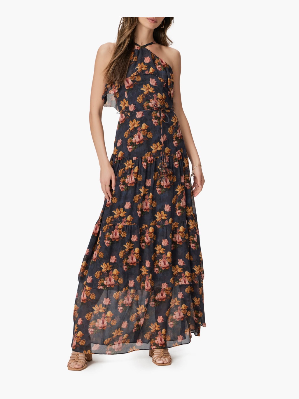 Paige Calypso Silk Maxi Dress